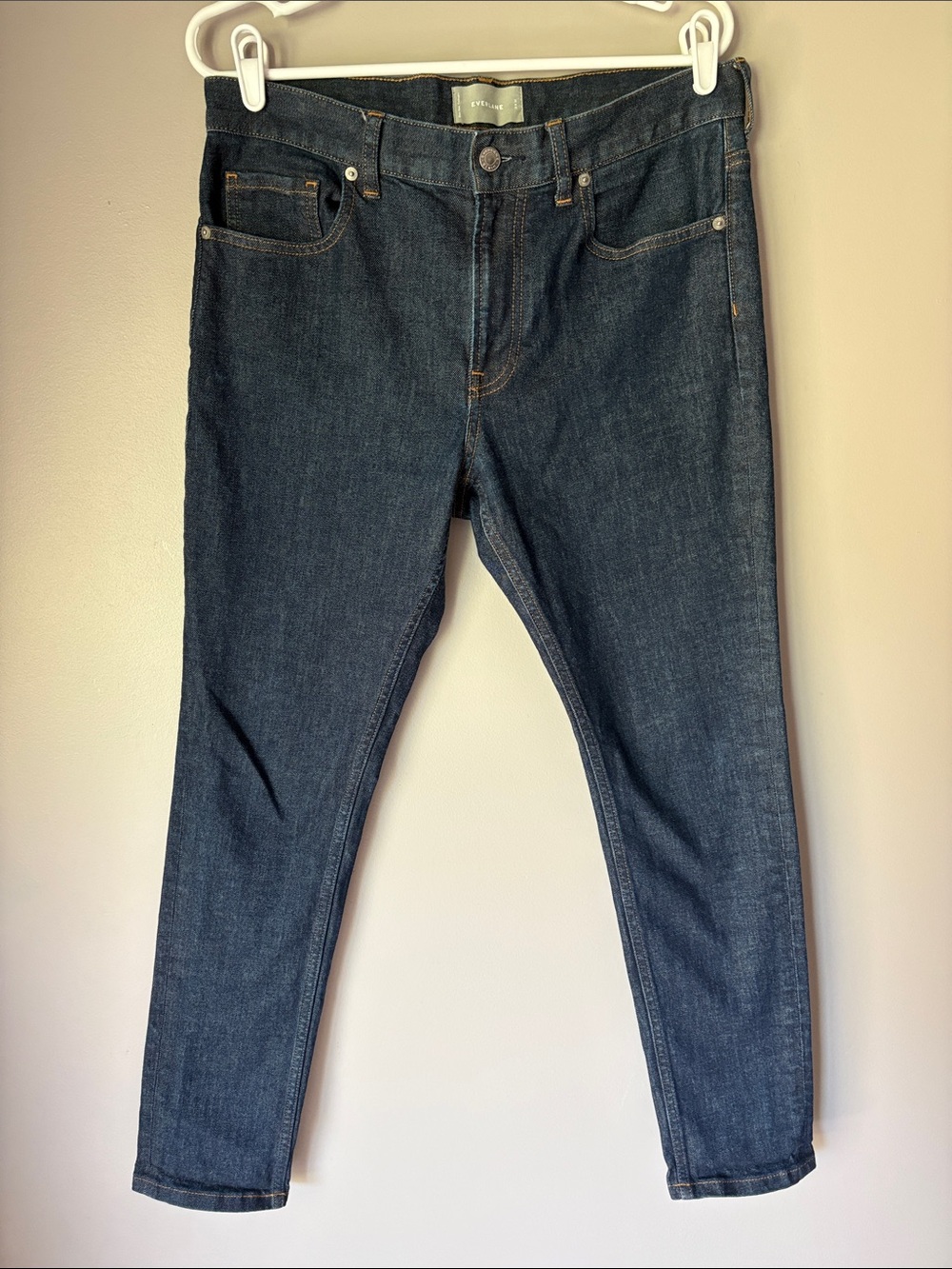 EVERLANE Men’s Skinny 4-Way Stretch Organic Jeans